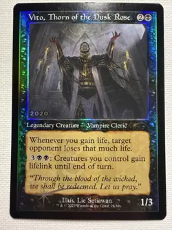 Vito, Thorn of the Dusk Rose - 30th Anniversary Promos - Foil - Near Mint MTG - Image 1