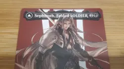1x Sephiroth, Fabled SOLDIER, Borderless Art 0382, Final Fantasy, MTG NM - Image 3
