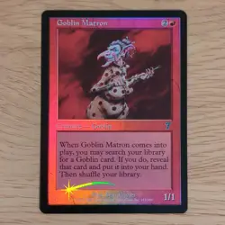 Goblin Matron 7th Edition FOIL Magic NEAR MINT NM - Image 1