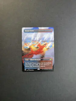 Steam Vents (Borderless) Magic The Gathering Unfinity Regular Rare NM - Image 2