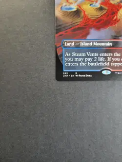 Steam Vents (Borderless) Magic The Gathering Unfinity Regular Rare NM - Image 5