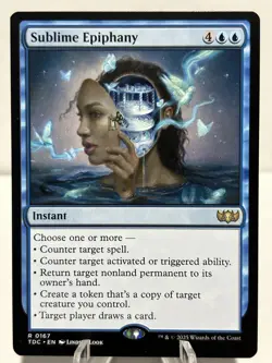 Sublime Epiphany 167 R Commander: Tarkir: Dragonstorm NM MTG - Image 1
