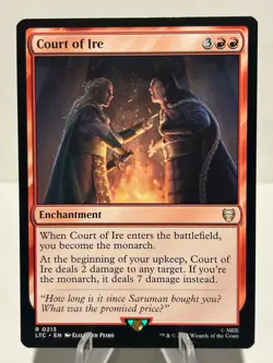 Court of Ire 213 R Commander: The Lord of the Rings NM MTG - Image 1