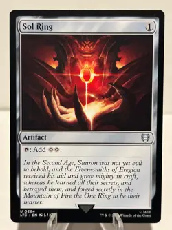 Sol Ring 284 U Commander: The Lord of the Rings: Tales of Middle-earth NM MTG - Image 1