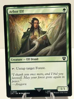 Arbor Elf 232 C Commander: The Lord of the Rings: Tales of Middle-earth NM MTG - Image 1