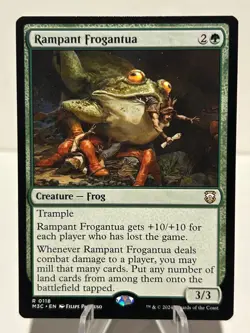 Rampant Frogantua 118 R Commander: Modern Horizons 3 NM MTG - Image 1