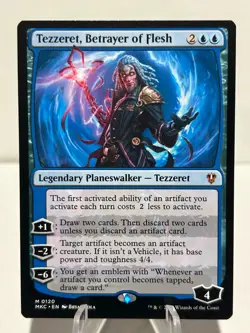 Tezzeret, Betrayer of Flesh 120 M Commander: Murders at Karlov Manor NM MTG - Image 1