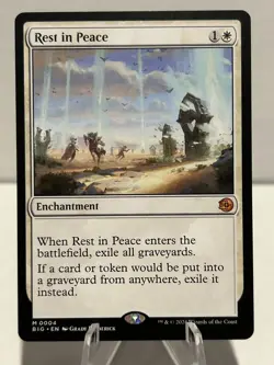 Rest in Peace 4 M Outlaws of Thunder Junction: The Big Score Normal NM MTG - Image 1