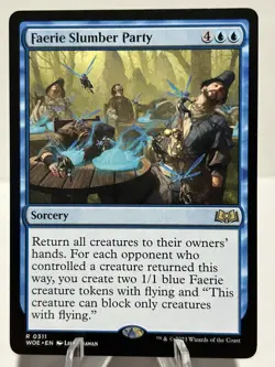 Faerie Slumber Party 311 R Wilds of Eldraine regular NM MTG - Image 1