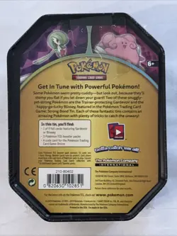 2019 Pokemon TCG Blissey Strong Bond Tin Factory Sealed 1 Foil 3 Booster Packs - Image 2