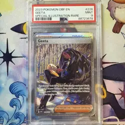2023 POKEMON OBF EN-OBSIDIAN FLAMES SPECIAL ILLUSTRATION RARE #226 GEETA PSA 9 - Image 1
