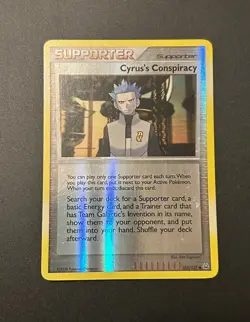 Cyrus's Conspiracy Pokemon TCG Platinum Reverse Holo 105/127 - Image 1