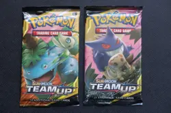 2x Pokemon Sun & Moon Team Up Booster Packs Factory Sealed - Image 1