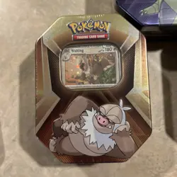 Pokemon TCG Triple Whammy, & Rapidash Galar Power Mini Tin, New, Factory Sealed - Image 2