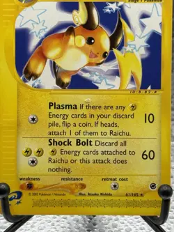 Raichu 061/165 Expedition Base Set - E-Reader - VG Pokemon - Image 2
