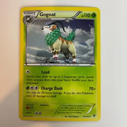 Gogoat 19/146 XY Base Set Cosmos Holo Rare Pokemon Light Play+ - Image 3