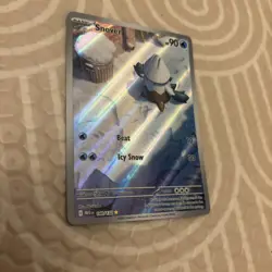 Pokemon Mega evolutions - Snover - 140/132 - IR - NM - Image 2