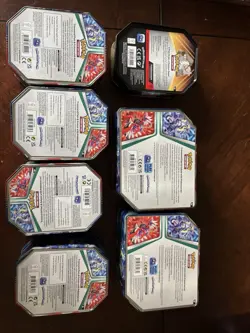 Pokemon TCG Assorted Tins Empty, No Packs - Image 3