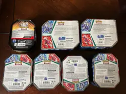 Pokemon TCG Assorted Tins Empty, No Packs - Image 4