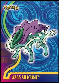2001 Topps Pokemon Johto League Champions Non Foil #245 Suicune - Image 1
