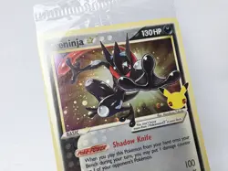 POKEMON CELEBRATIONS GRENINJA GOLD STAR BLACK STAR PROMO SEALED PROMO NICE!!!!!! - Image 2