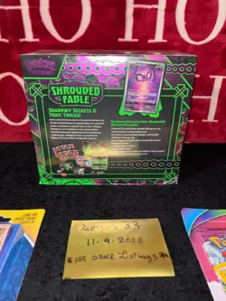 Pokemon TCG Scarlet Violet Shrouded Fable ETB Factory Sealed + fusion strike - Image 4