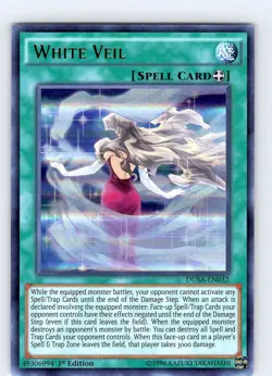 Yu-Gi-Oh TCG White Veil DUSA-EN032 1st Edition Ultra Rare Card NM - Image 1