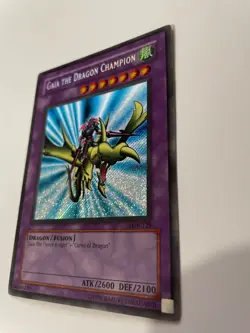 Yugioh TCG - NM - Gaia the Dragon Champion - LOB-125 - Secret Rare - Image 3