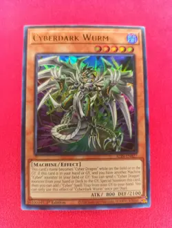 Yu-Gi-Oh! Cyberdark Wurm (ALIN-EN027) 1st Edition Ultra Rare NM - Image 1