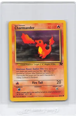 Charmander 50/82 - Team Rocket - VINTAGE WOTC POKEMON CARD - UNLIMITED - NM - Image 1