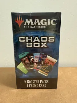 Magic the Gathering MTG Chaos Box Sealed/NEW 5 Booster Packs 1 Promo Card - Image 1