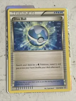 Dive Ball 125/160 Primal Clash Regular Uncommon Pokemon TCG Card - Image 1