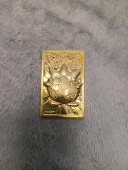 Pokemon Togepi Burger King Gold Plated Trading Card 1999 Without Ball Or Case - Image 2