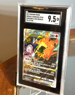 2022 Pokemon Charizard VSTAR SWSH262 SGC 9.5 Ultra Premium Promo Card - Image 1