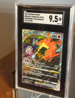 2022 Pokemon Charizard VSTAR SWSH262 SGC 9.5 Ultra Premium Promo Card - Image 2