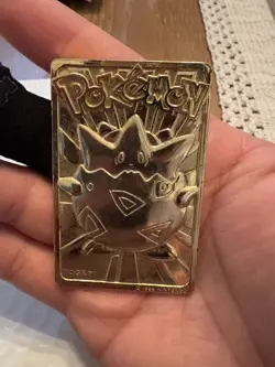 Pokemon 1999 23K Gold Plated Trading Card Burger King Promo Togepi - Image 1