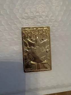 Pokemon 1999 23K Gold Plated Trading Card Burger King Promo Togepi - Image 5