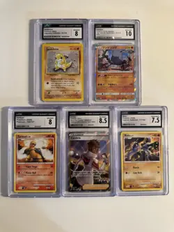 Pokemon TCG Graded Card Lot (5 Cards) - Image 1