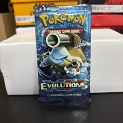 Pokemon TCG XY Evolutions Booster Pack 10 Cards New Factory Sealed Blastoise - Image 1