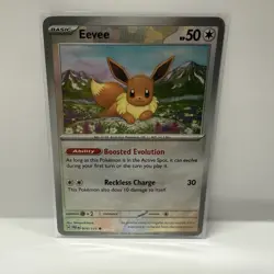 Eevee Master Ball Reverse Holo 074/131 Prismatic Evolutions Pokemon Card TCG NM - Image 1