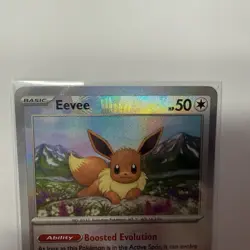 Eevee Master Ball Reverse Holo 074/131 Prismatic Evolutions Pokemon Card TCG NM - Image 4