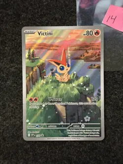 Pokemon Victini SVP 208 Promo Illustration Black Bolt/White Flare Pick Your Card - Image 1
