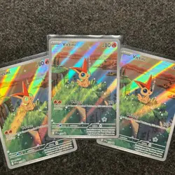 Pokemon Victini SVP 208 Promo Illustration Black Bolt/White Flare Pick Your Card - Image 3