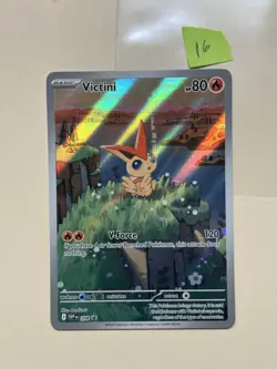 Pokemon Victini SVP 208 Promo Illustration Black Bolt/White Flare Pick Your Card - Image 4