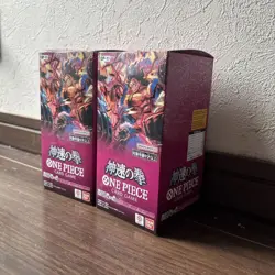 One Piece Card Game OP-11 A FIST OF DIVINE SPEED Booster Box SET of 2 Sealed New - Image 3
