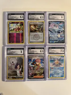 Pokemon TCG Graded Card Lot (6 Cards) - Image 1