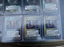 Large Lot Star Trek Black Border and White Border CCG 500+ Cards - Image 2