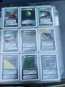 Large Lot Star Trek Black Border and White Border CCG 500+ Cards - Image 5