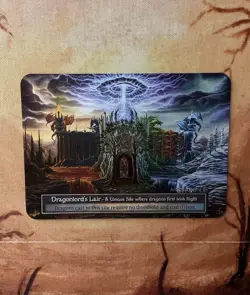 Dragonlord’s Lair (Foil) - Unique - Dragonlord - Sorcery: Contested Realm - Image 1