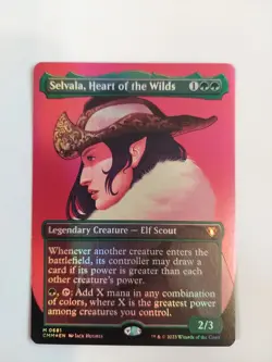 Selvala, Heart of the Wilds (Borderless) Commander Masters Foil - Image 1